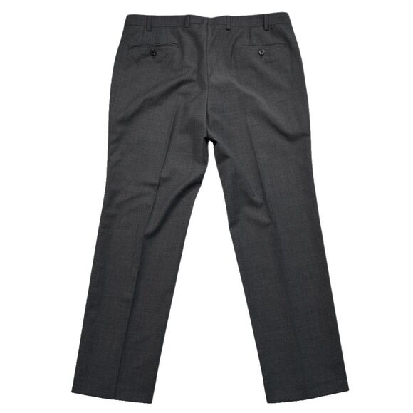 Ralph Lauren Mens Gray Dress Pants 36x29 Wool Blend Stretch Flat Front Trousers - Picture 7 of 10